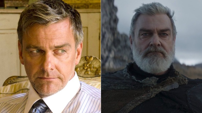 Side-by-side images of Ray Stevenson as Isaak Sirko in Dexter and Baylan Skoll in Ashoka.
