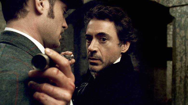 Robert Downey Jr and Jude Law in Sherlock Holmes