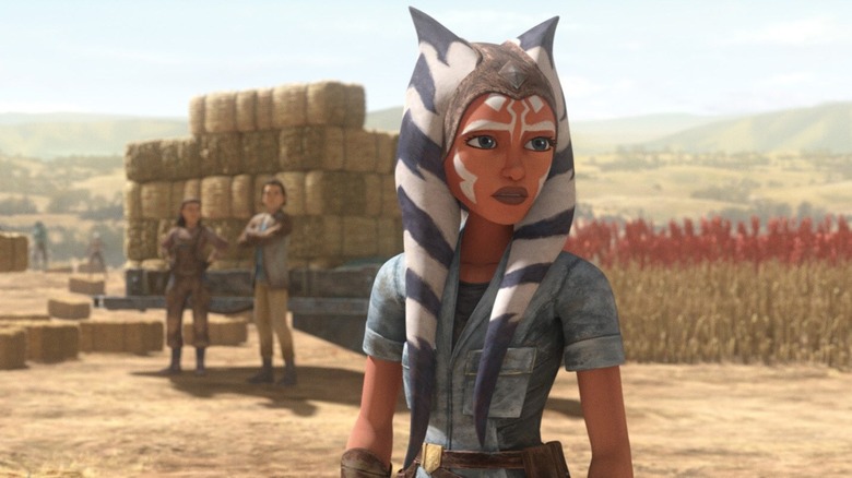 Ahsoka Tano standing in the fields in Tales of the Jedi