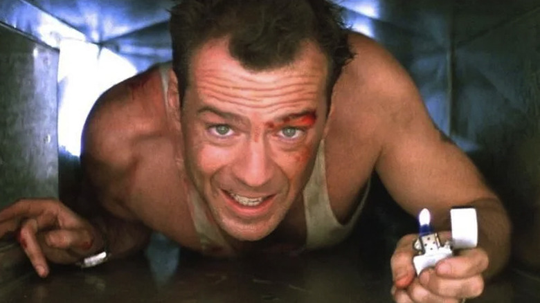 Bruce Willis in Die Hard