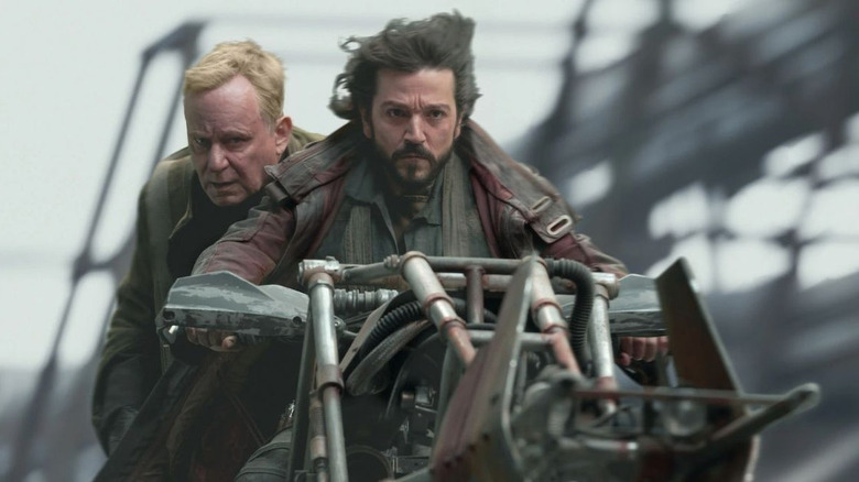 Stellan Skarsgård and Diego Luna in Andor