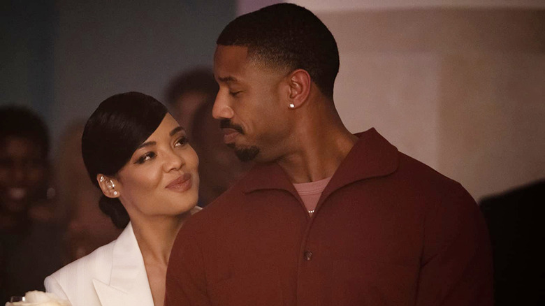 Tessa Thompson and Michael B. Jordan in Creed III