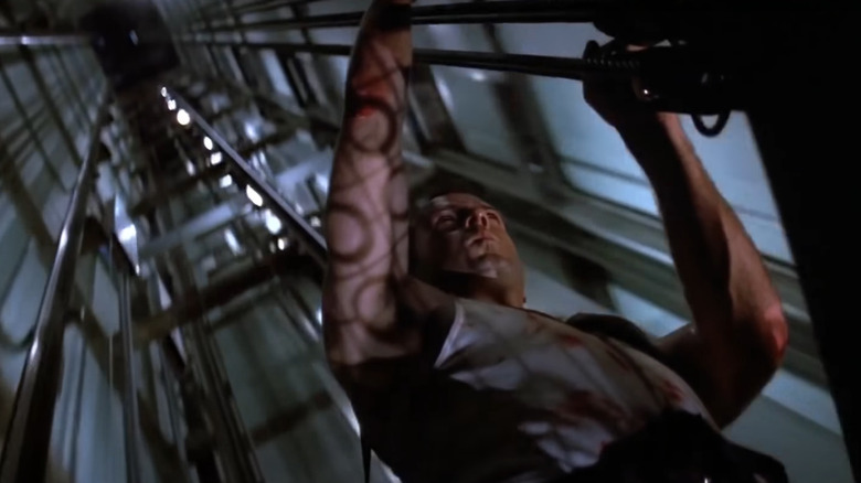 Bruce Willis Die Hard Elevator