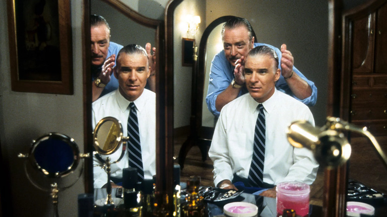 Michael Caine Steve Martin in mirror
