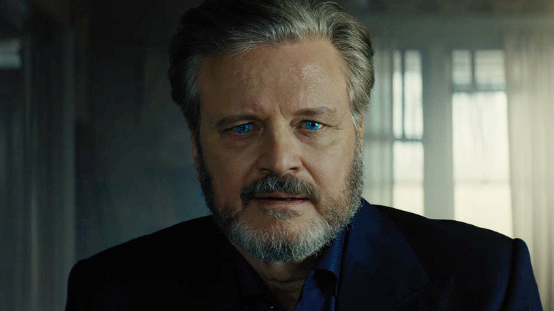 Colin Firth as an unnamed character with unnatural blue eyes in Disclosure Day