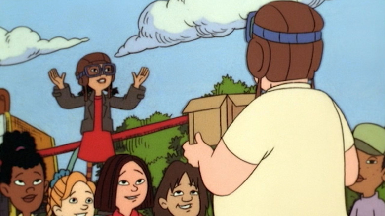 Spinelli and Mikey on the playground in Recess