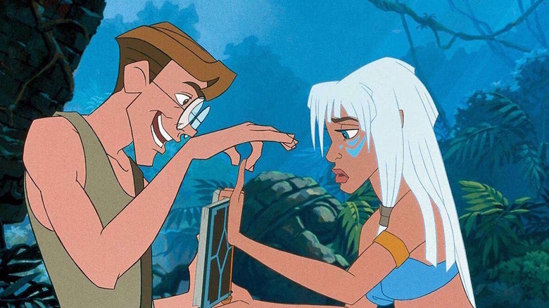 Milo and Kida in Atlantis: The Lost Empire