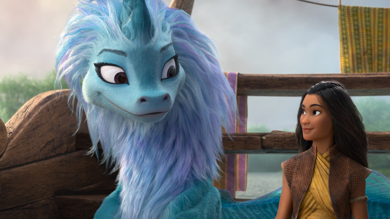 Sisu and Raya from Raya and the Last Dragon