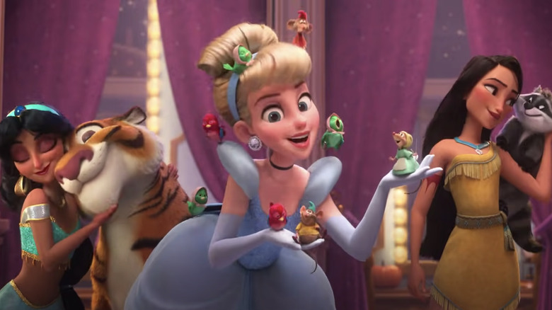 Ralph Breaks the Internet Jasmine, Cinderella, and Pocahontas