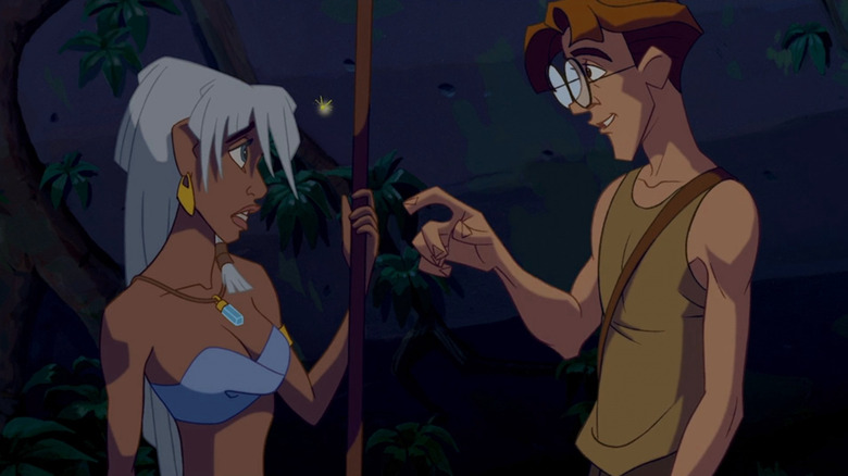 Atlantis: The Lost Empire Princess Kida and Milo Thatch