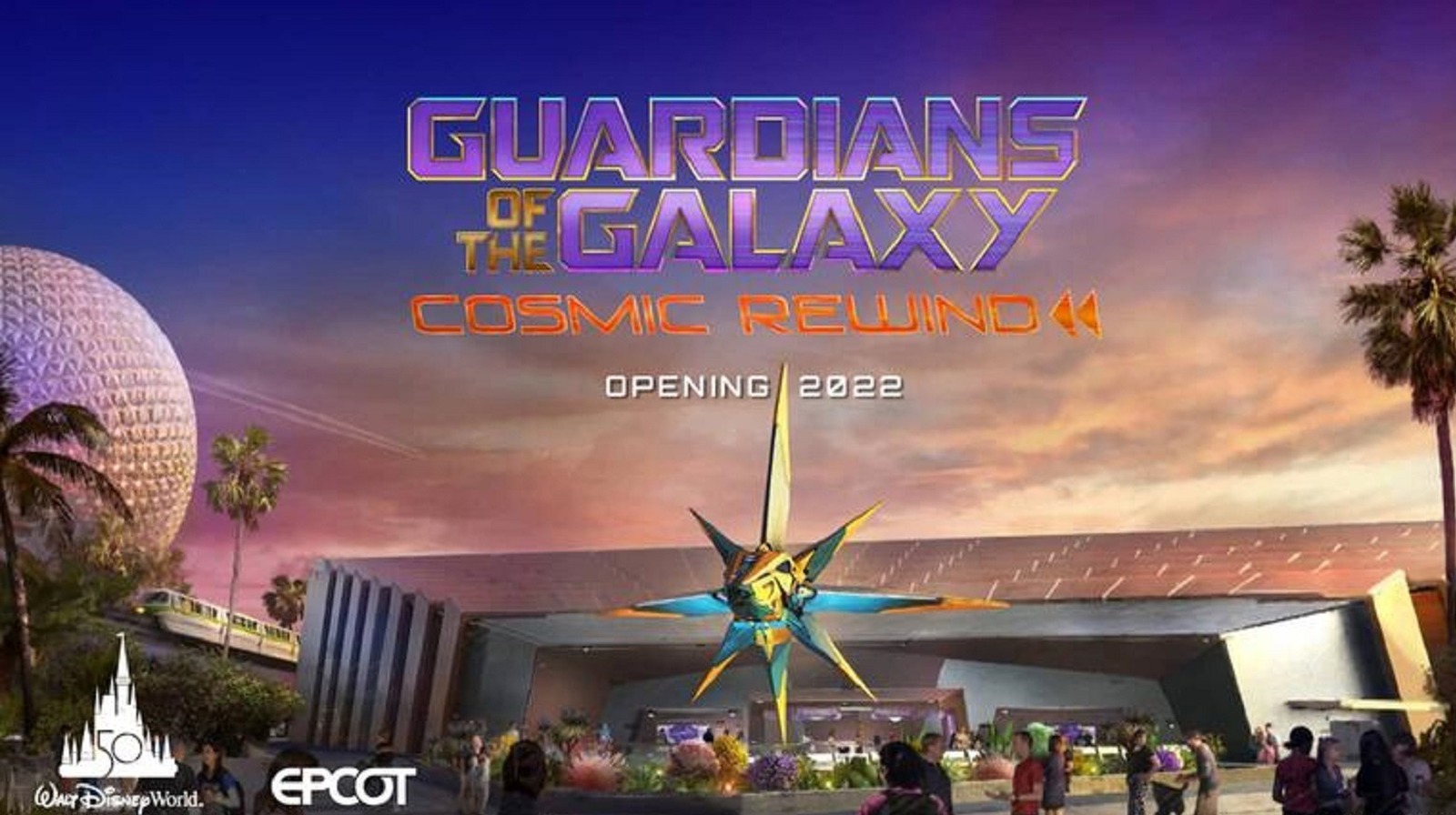 Disney's Guardians Of The Galaxy Cosmic Rewind Ride Will Open In 2022