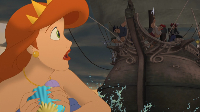 The Little Mermaid Ariel's Beginning Queen Athena