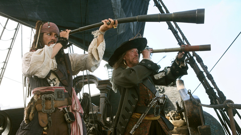 Pirates At Worlds End Jack Sparrow and Barbosa 