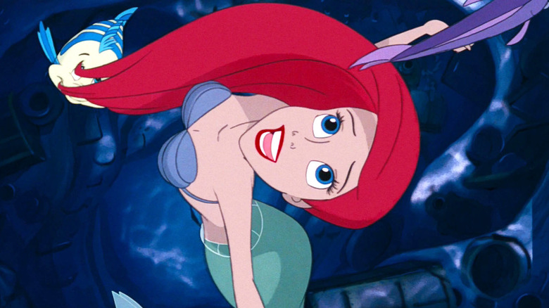 Ariel singing in The Little Mermaid