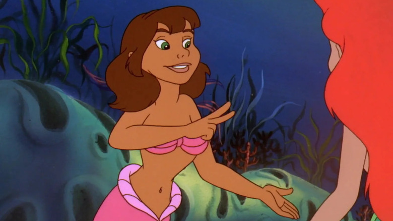 Gabriella using ASL in The Little Mermaid animated series