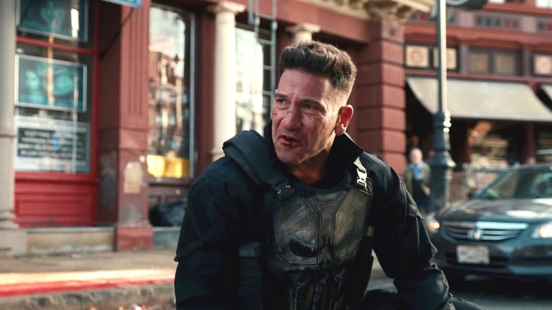 Frank Castle looks angry in Spider-Man: Brand New Day