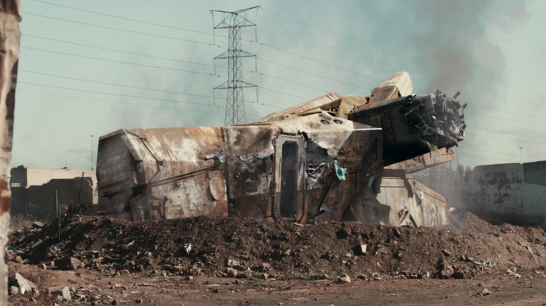 District 9 destroyed alien home