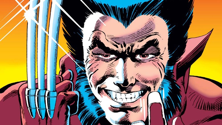 Wolverine smirking