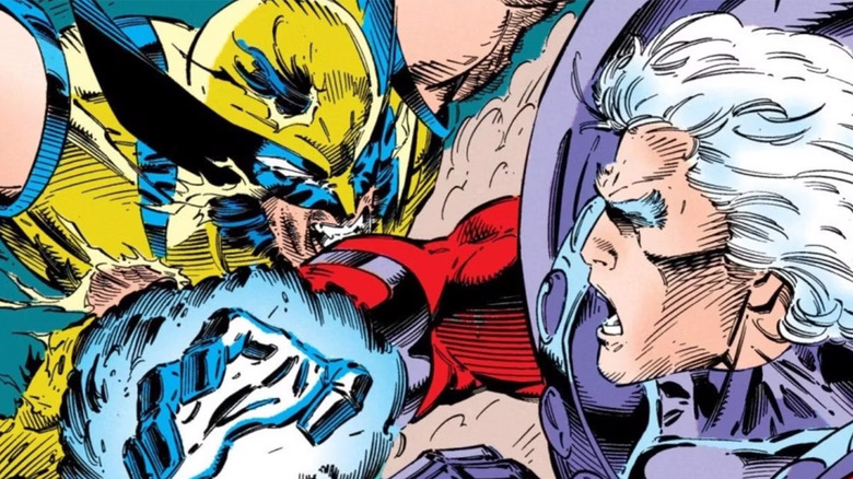 Adamantium ripped from Wolverine's body