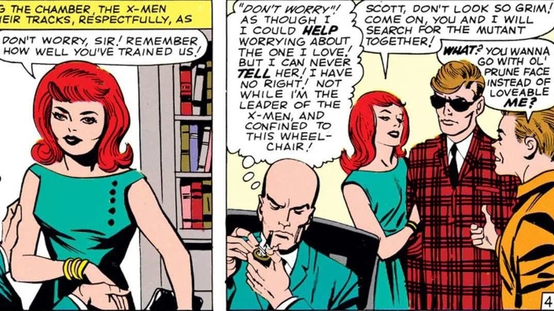 Professor X and Jean Grey