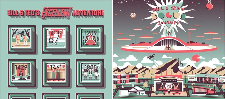 DKNG Bill and Ted Posters From Mondo