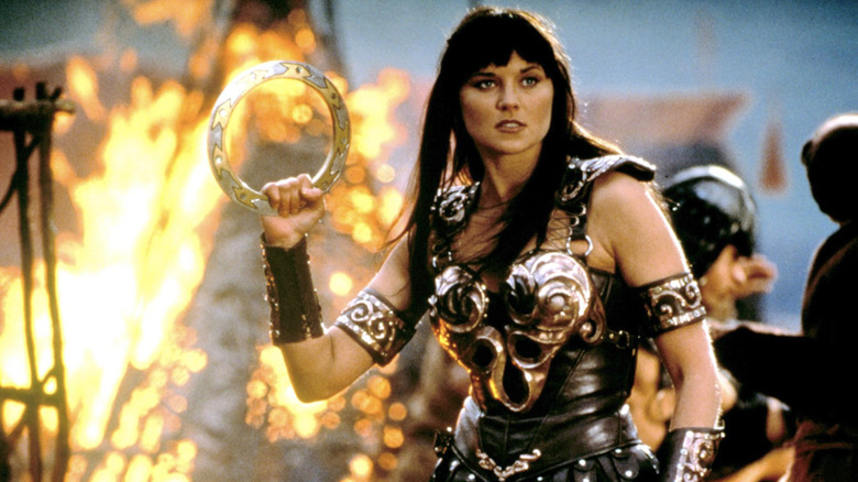 Lucy Lawless as Xena: Warrior Princess