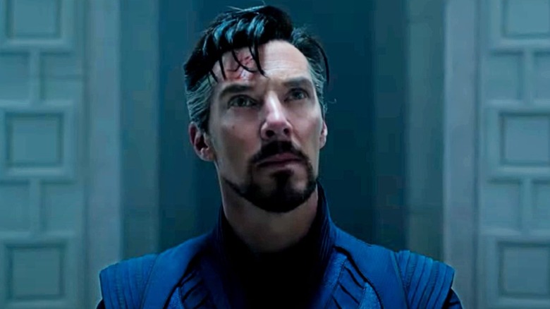 Doctor Strange looks up