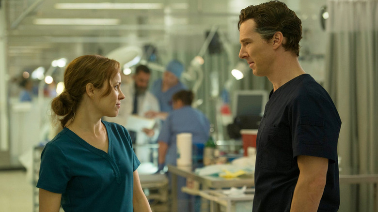 Rachel McAdams and Benedict Cumberbatch in Doctor Strange