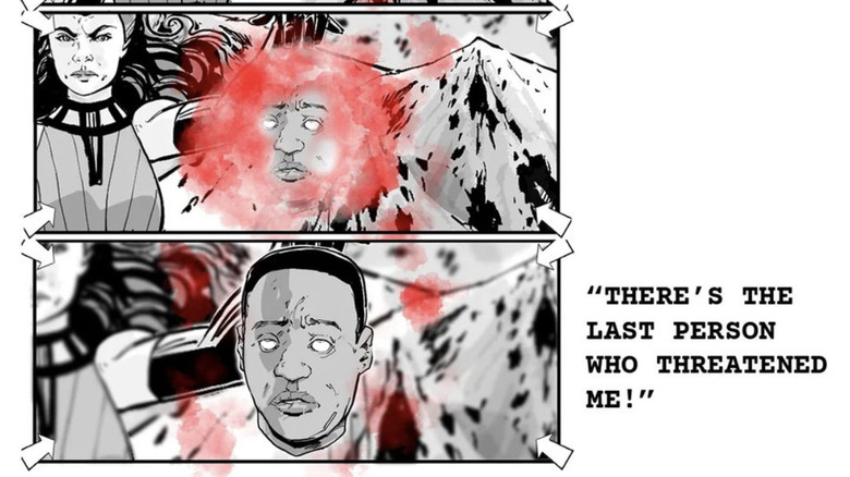 A storyboard from Doctor Strange in the Multiverse of Madness