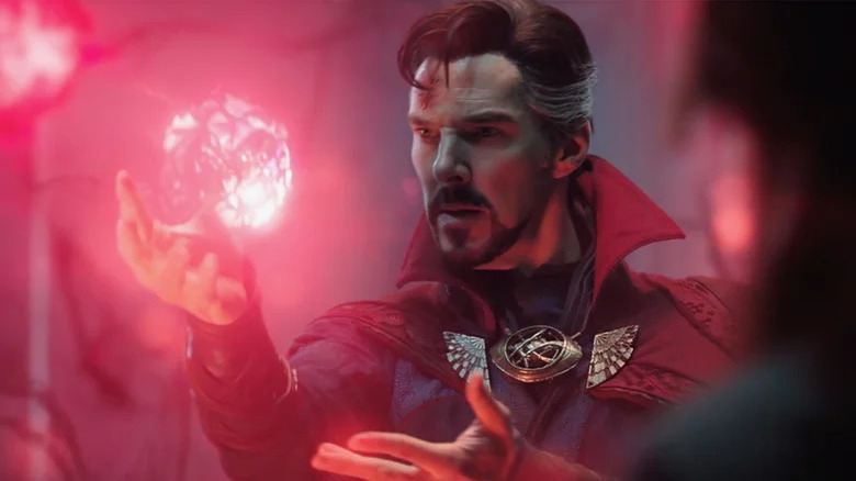 Benedict Cumberbatch as Doctor Strange in Doctor Strange in the Multiverse of Madness