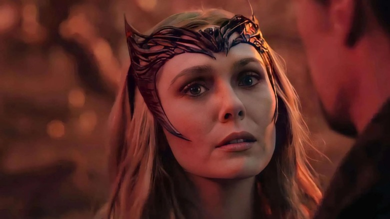 Elizabeth Olsen as the Scarlet Witch in Doctor Strange and the Multiverse of Madness
