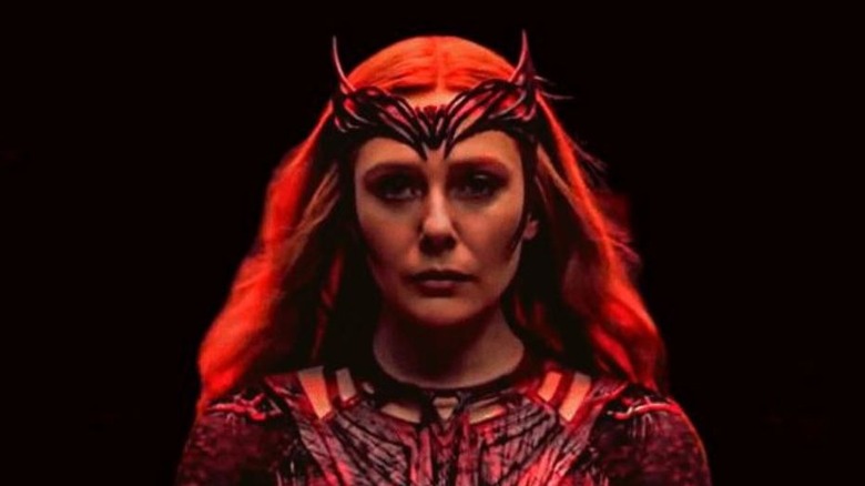Elizabeth Olsen as the Scarlet Witch in Doctor Strange and the Multiverse of Madness