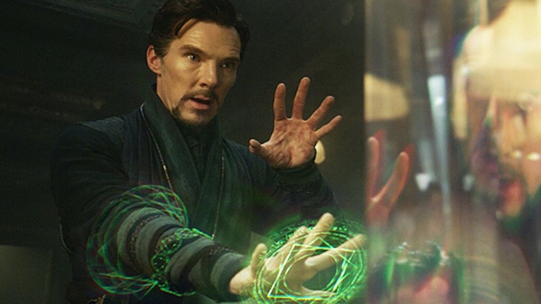 doctor strange casts a spell