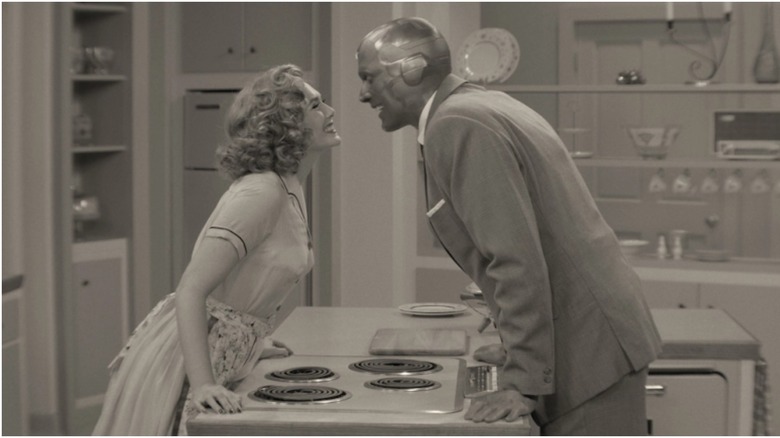 WandaVision black and white 1950s