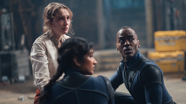 Doctor Who, Aliss, Belinda and the Doctor concerned