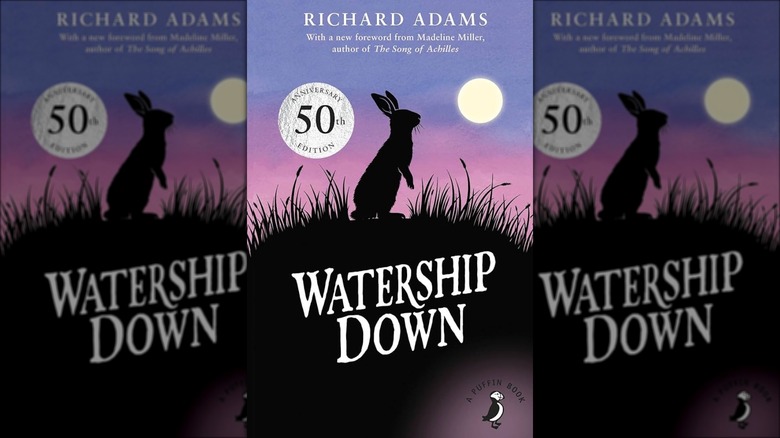 The cover of the novel Watership down