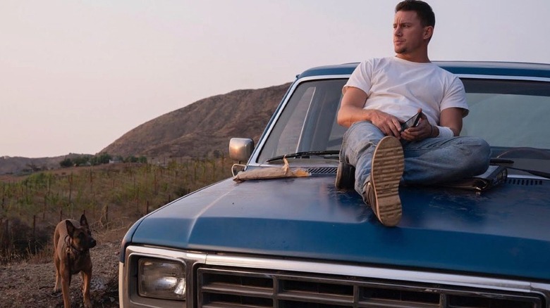 Channing Tatum on a car