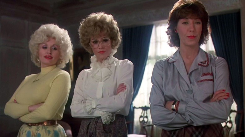 Doralee, Judy, and Violet meaning business in 9 to 5