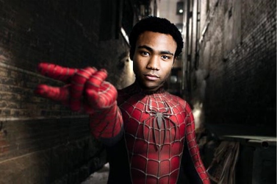 Donald Glover Campaigns For Spider Man Audition