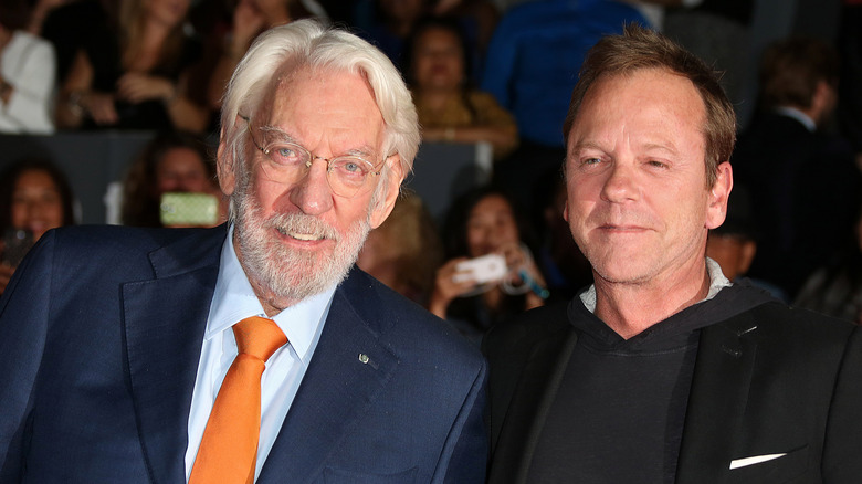 Donald and Kiefer Sutherland