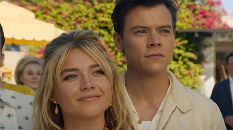 Harry Styles and Florence Pugh in Don't Worry Darling