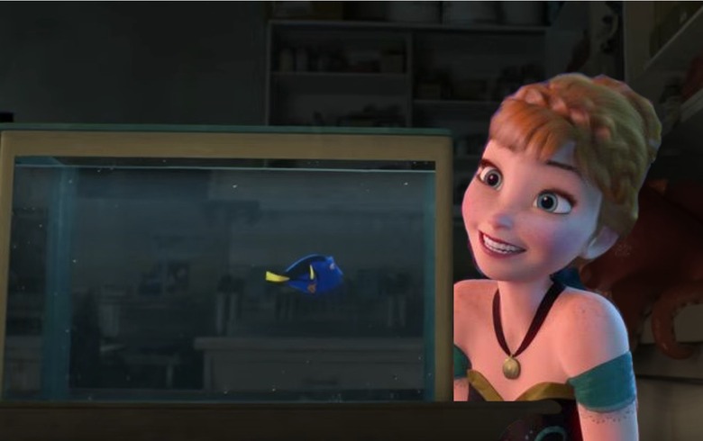 Dory meets princess anna