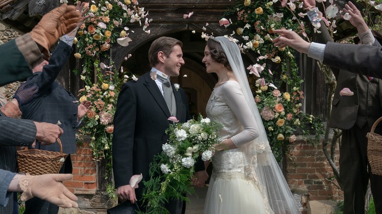 Allen Leech and Tuppence Middleton getting married in Downton Abbey: A New Era