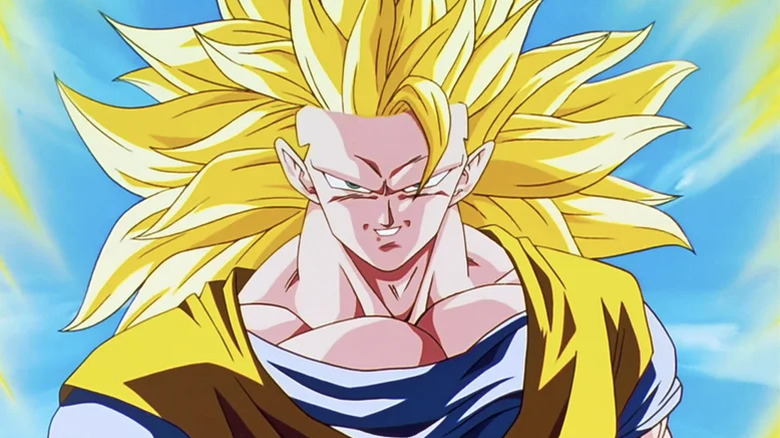 Goku in Super Saiyan form in Dragon Ball Z
