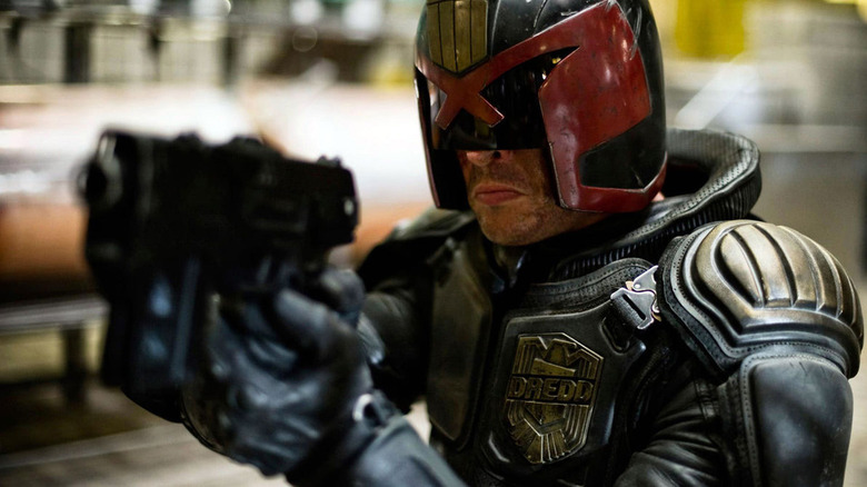 Karl Urban in Dredd (2012)