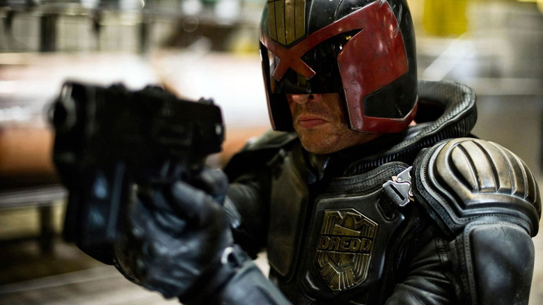 Karl Urban in Dredd (2012)