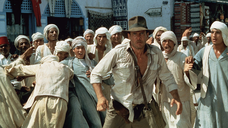 Harrison Ford as Indiana Jones in Raiders of the Lost Ark