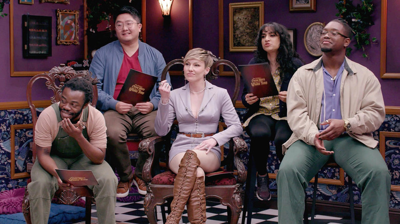 The Dropout cast playing Blood on the Clocktower on Parlor Room