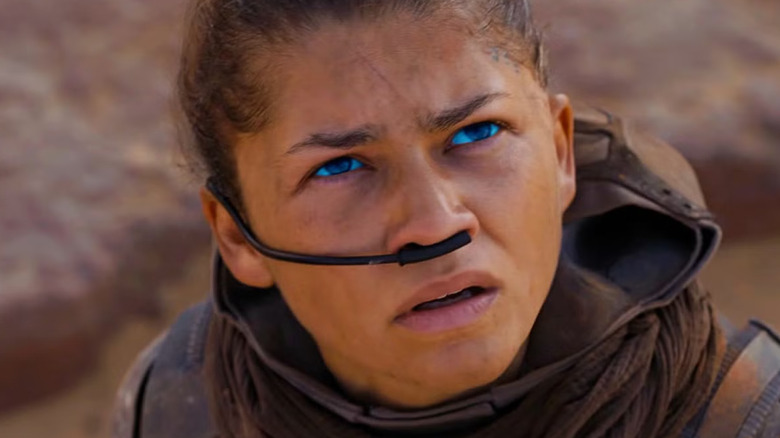 Chani looks upset in Dune: Part Three