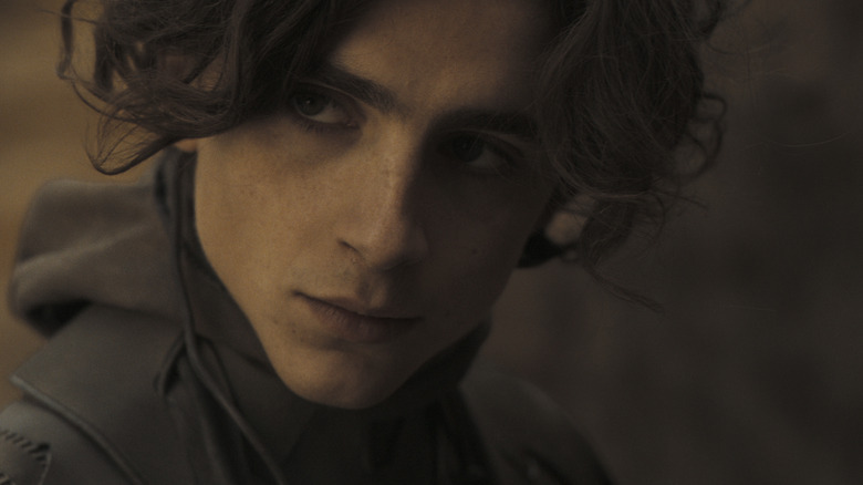 TIMOTHÉE CHALAMET as Paul Atreides in Warner Bros. Pictures' and Legendary Pictures' action adventure "DUNE," a Warner Bros. Pictures release.